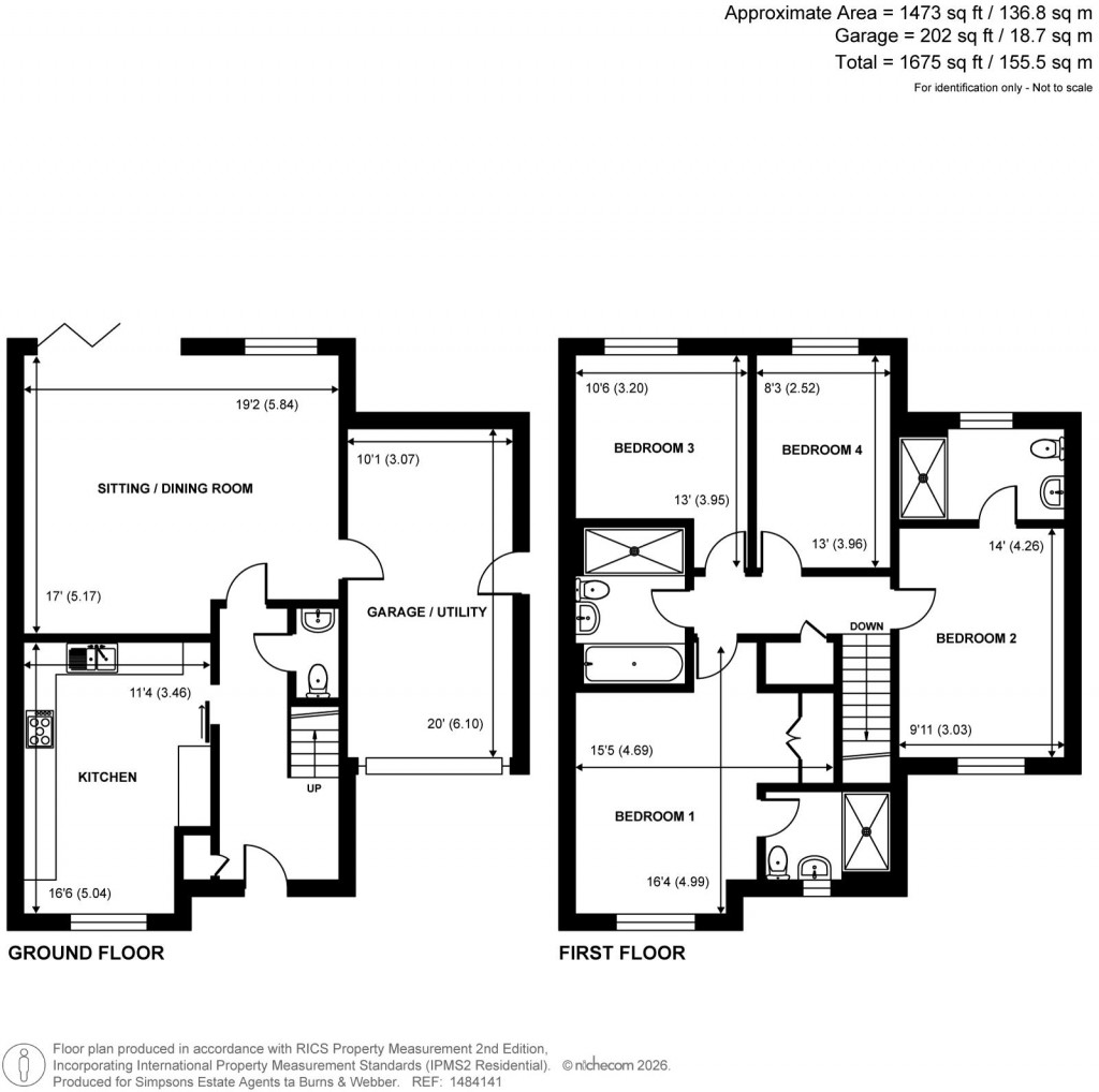 Floorplans For Weyburn Lane, Elstead, Surrey