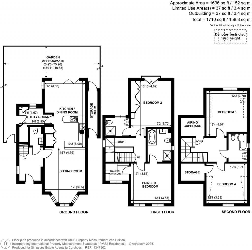 Floorplans For Grove Lane, Kingston Upon Thames, Surrey