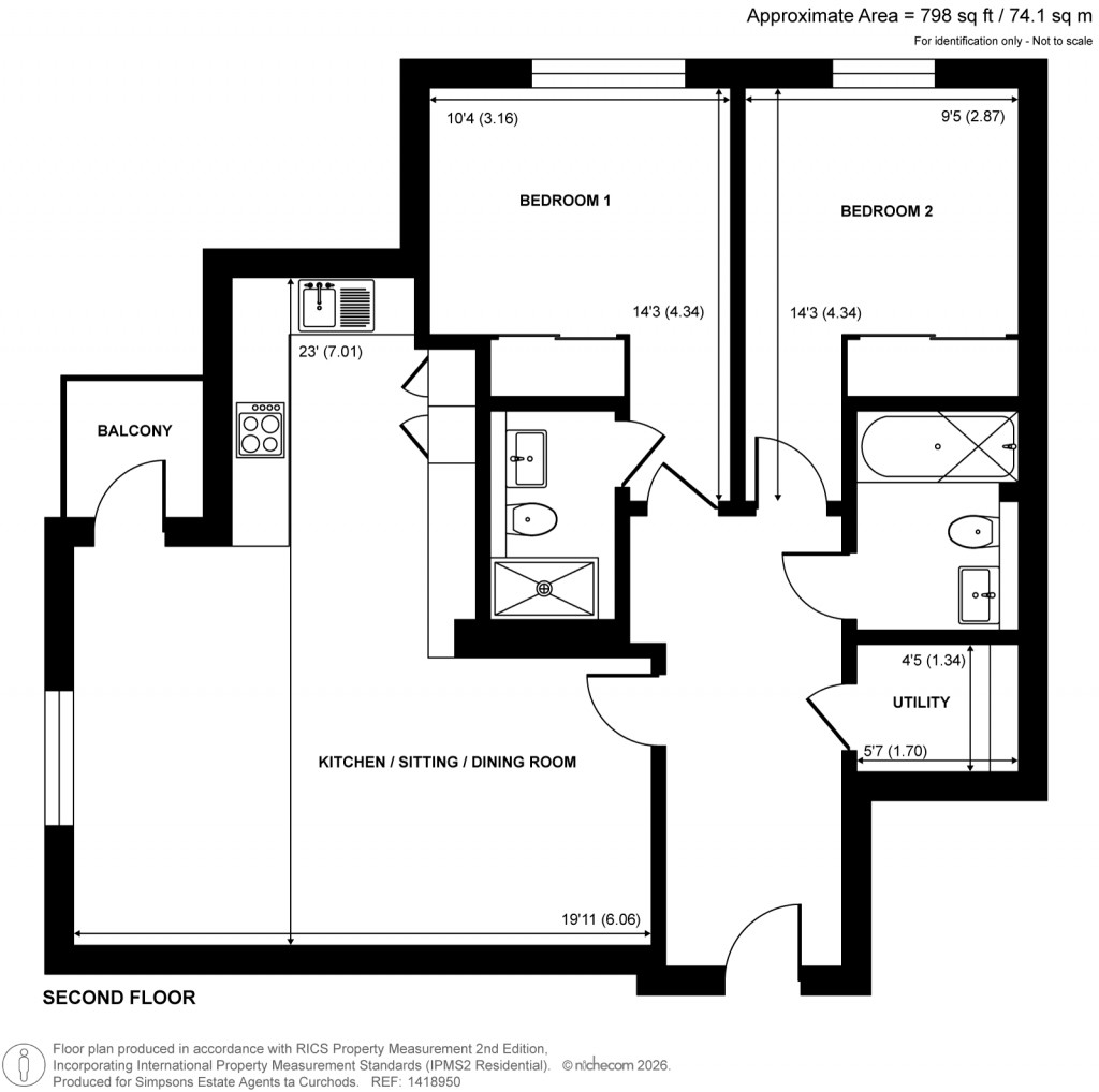 Floorplans For Albury Road, Guildford, Surrey