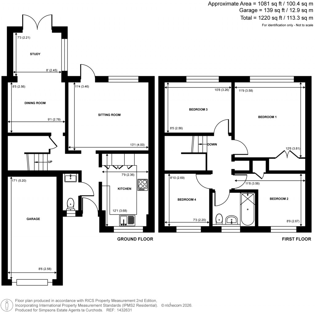 Floorplans For Bishops Wood, Woking