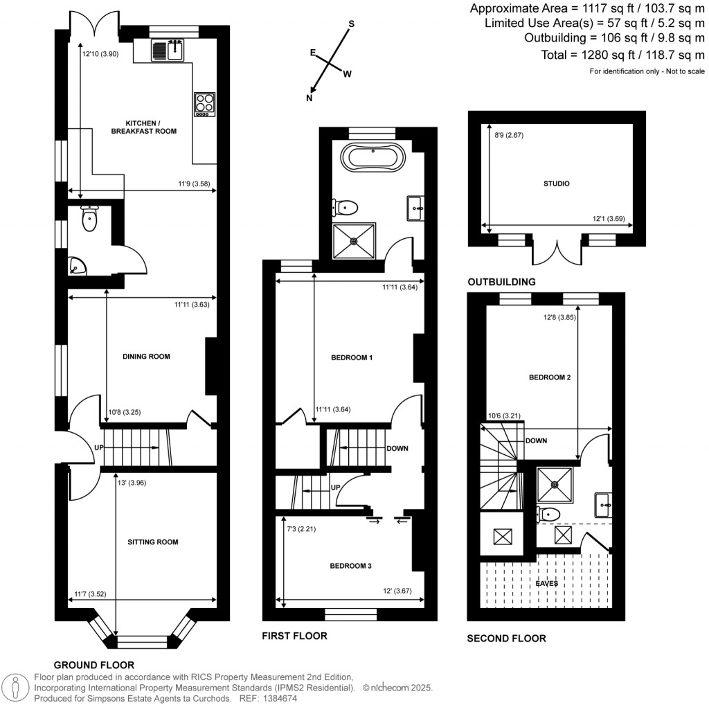 Floorplans For Elm Grove Road, Cobham, Surrey