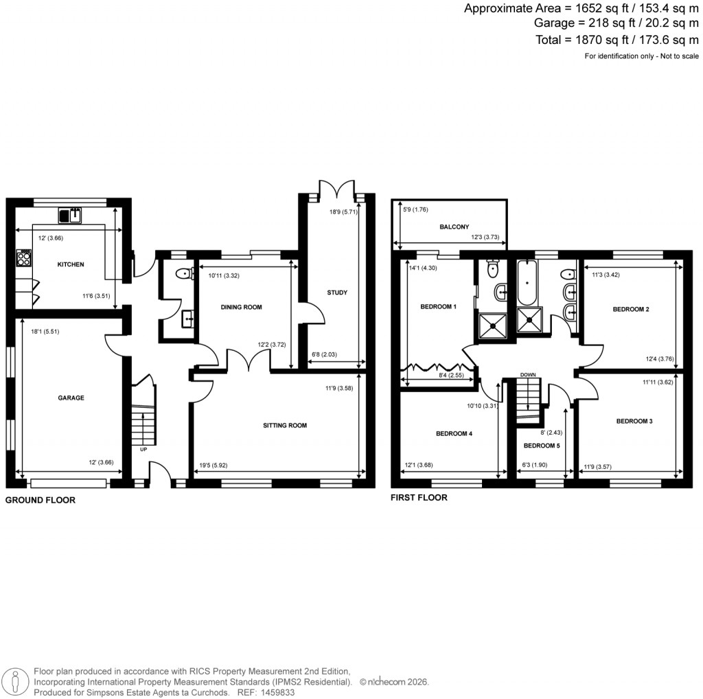 Floorplans For Manor Road, Ripley, Surrey