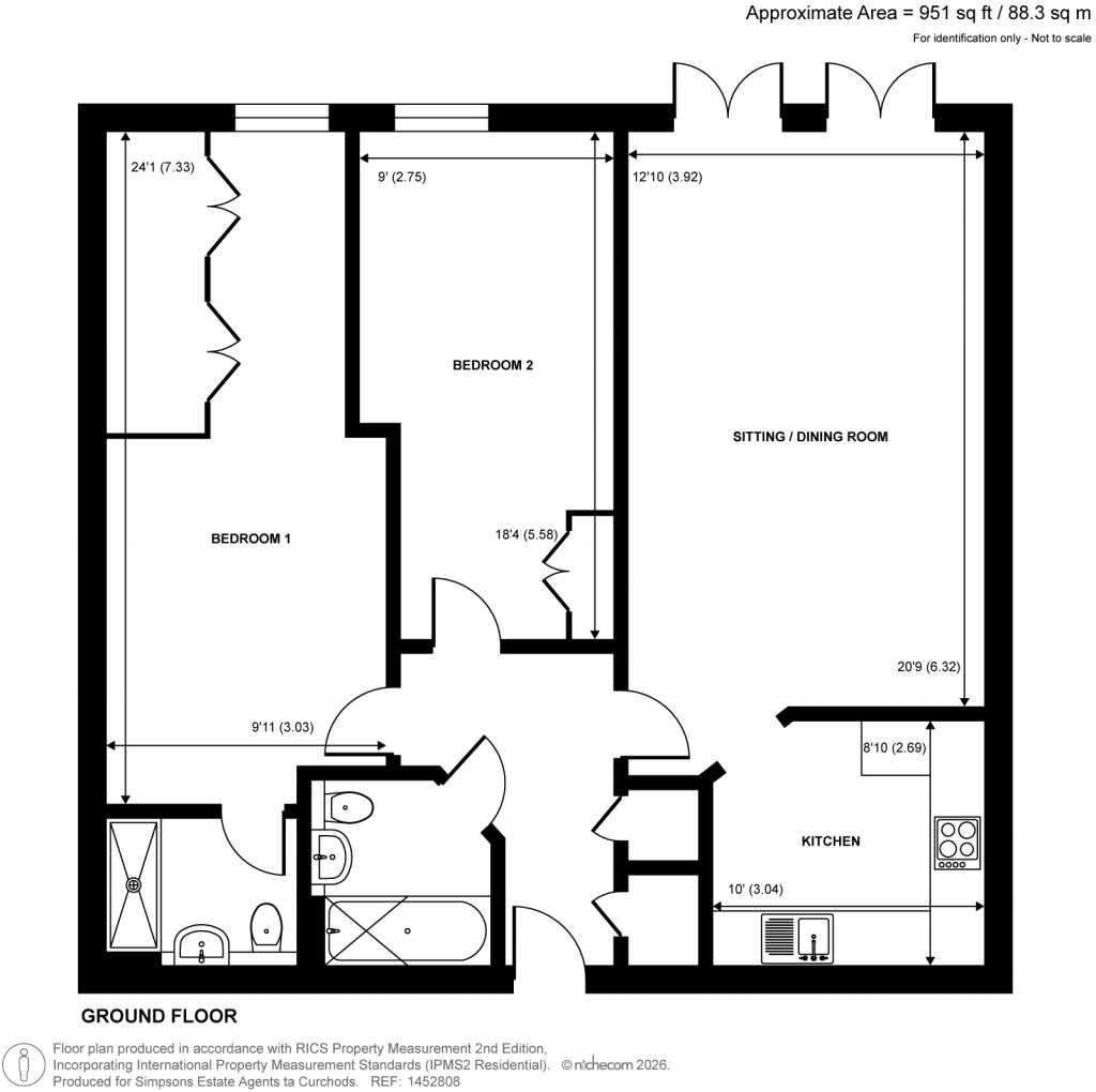 Floorplans For Woking, Surrey