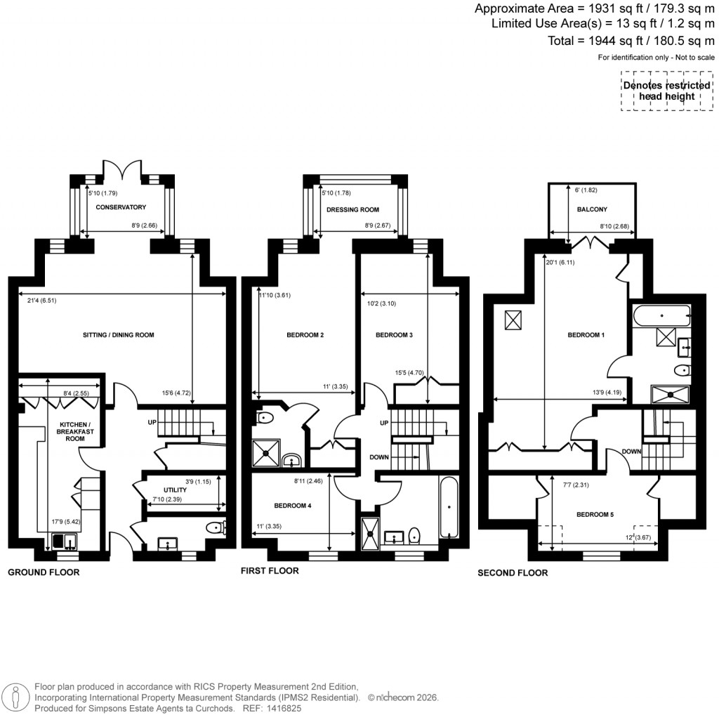 Floorplans For Chobham, Woking, Surrey