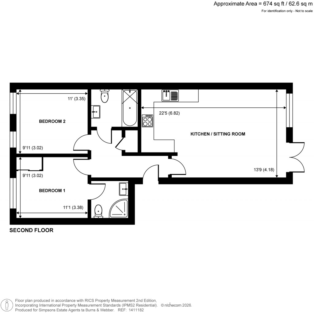 Floorplans For Queen Street, 12 Queen Street, Godalming, Surrey