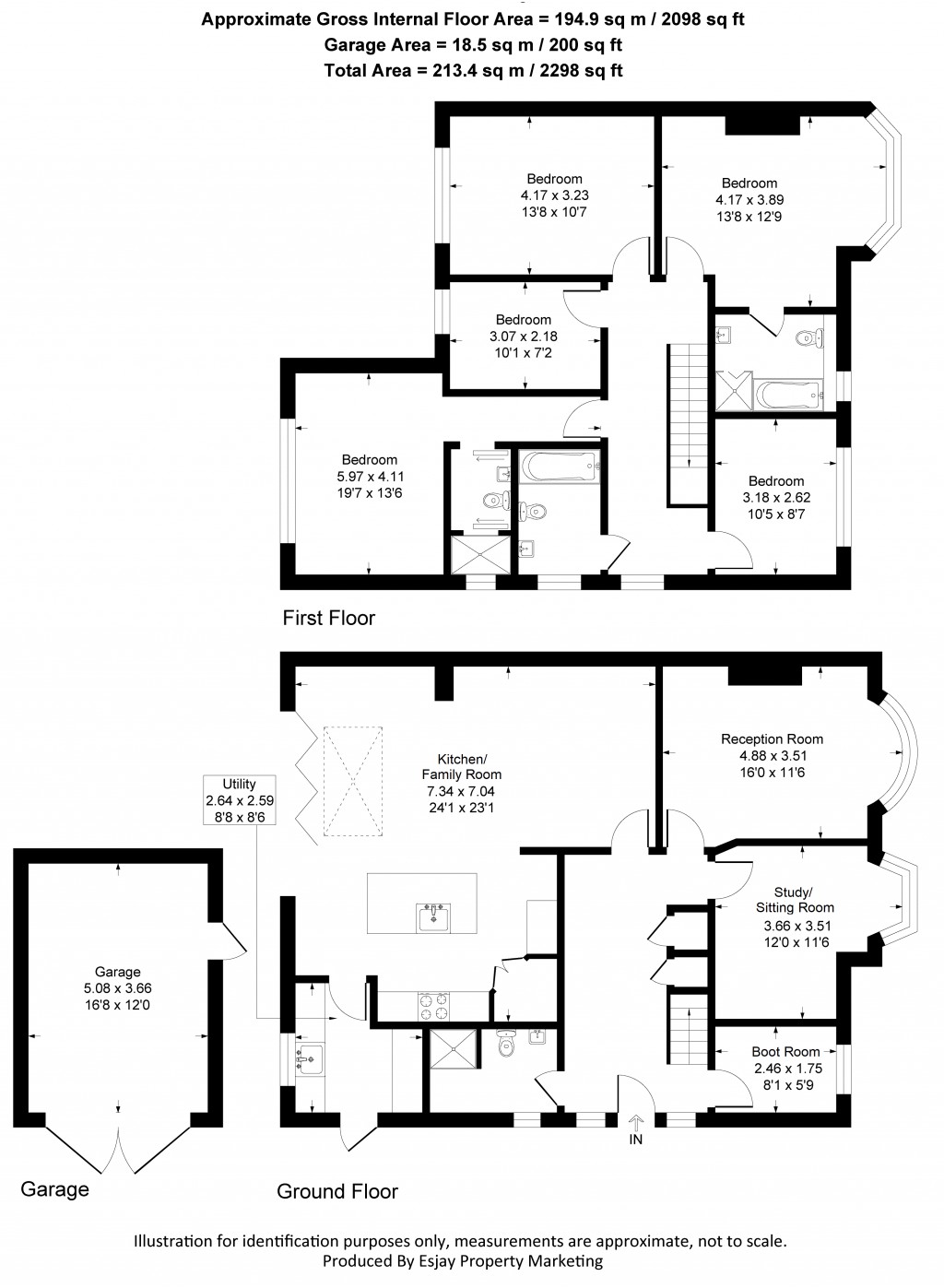 Floorplans For Matlock Way, New Malden, Surrey