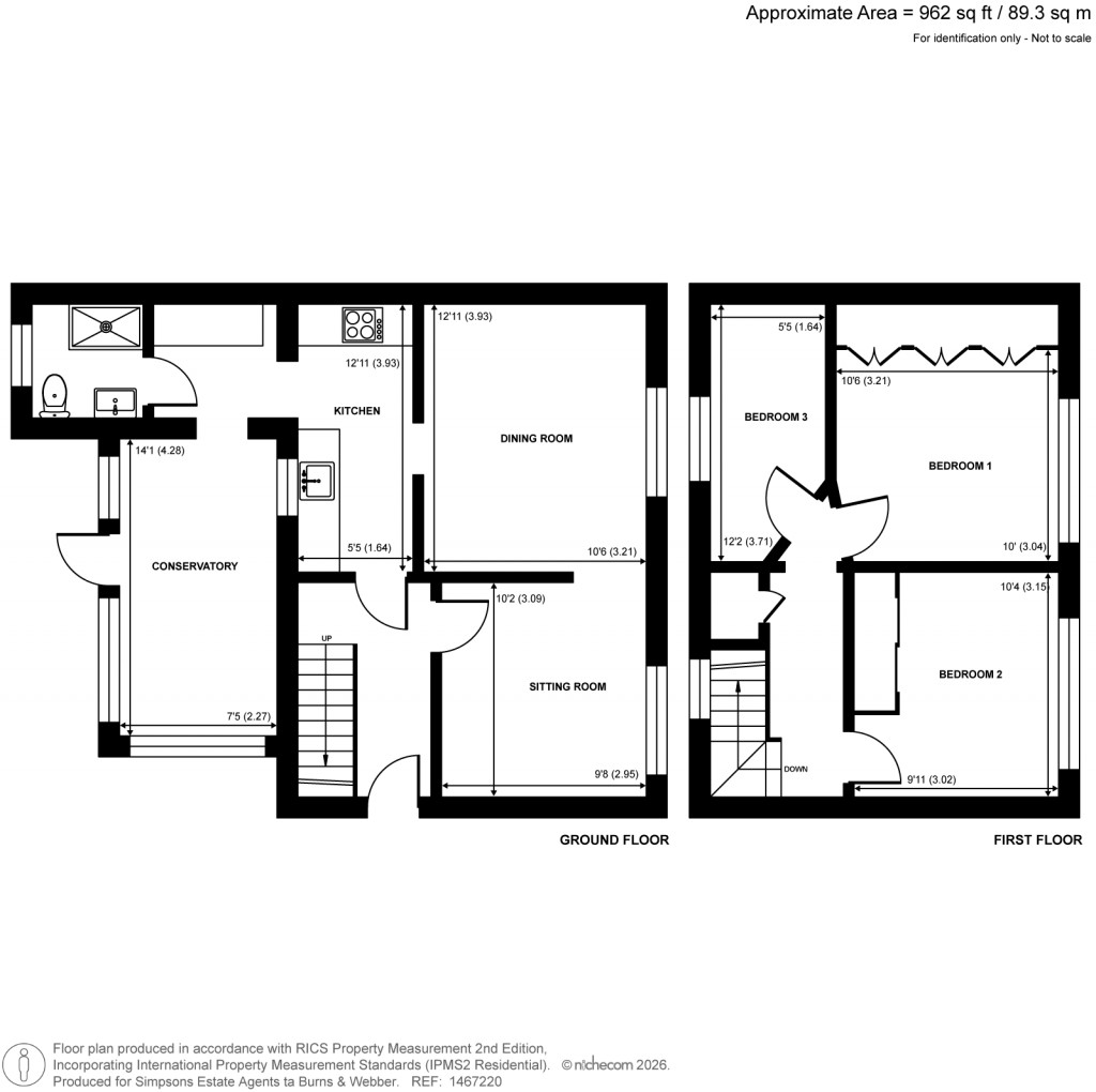 Floorplans For Church Lane, Ewshot