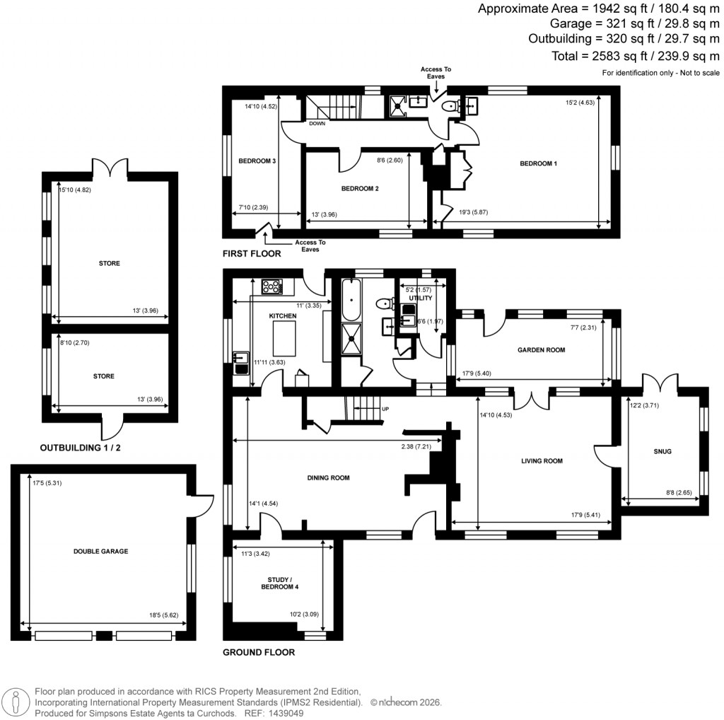 Floorplans For Ripley, Woking, Surrey