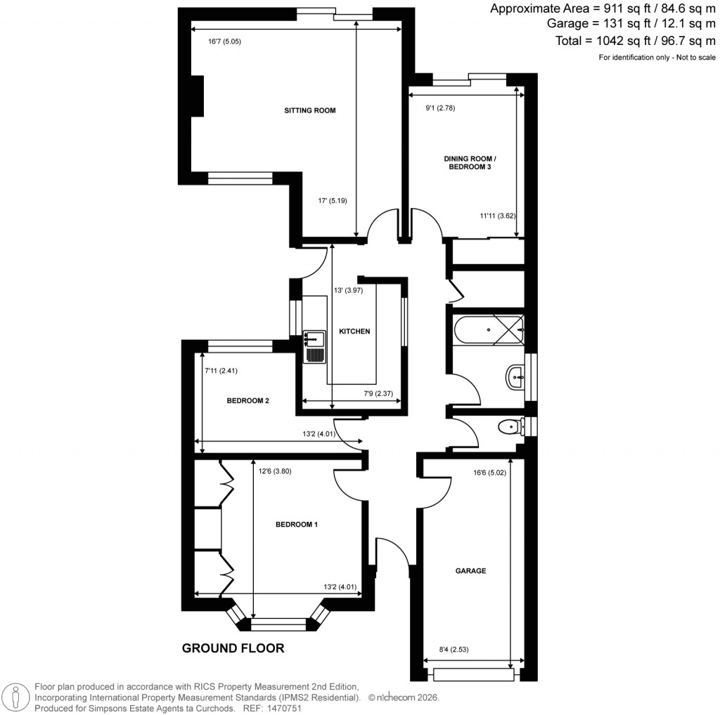 Floorplans For Kingfield, Woking, Surrey