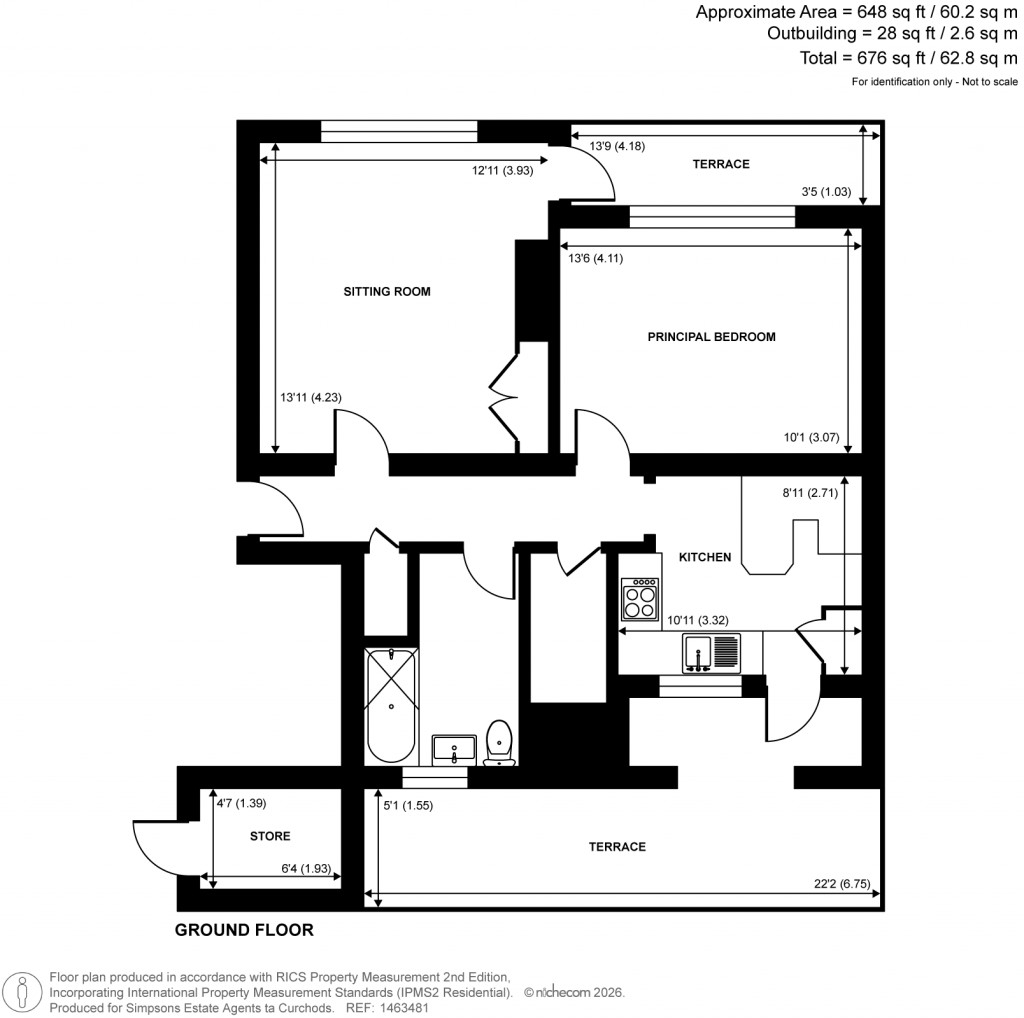 Floorplans For Summers Close, Weybridge, Surrey