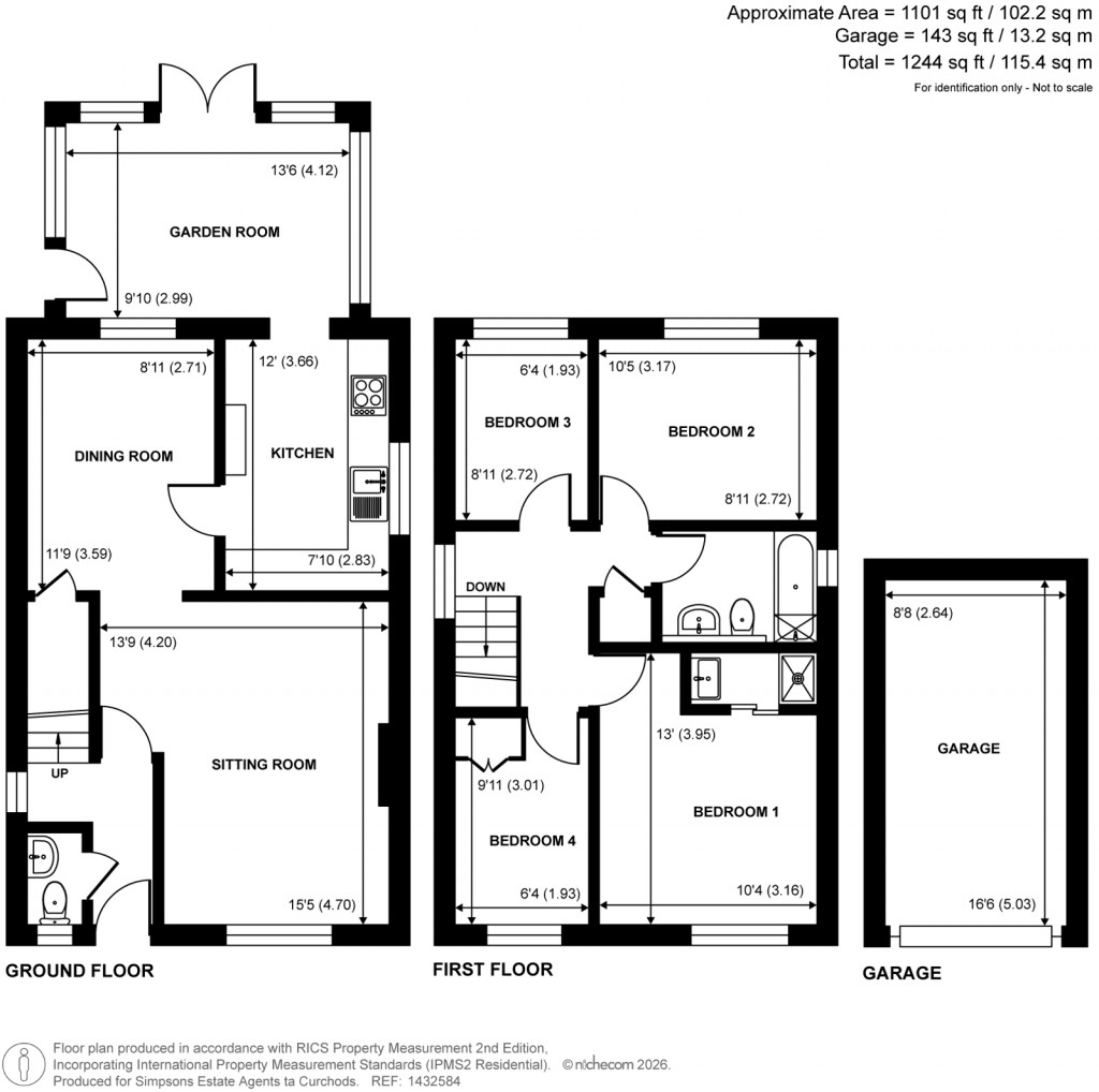Floorplans For Broke Court, Guildford, Surrey