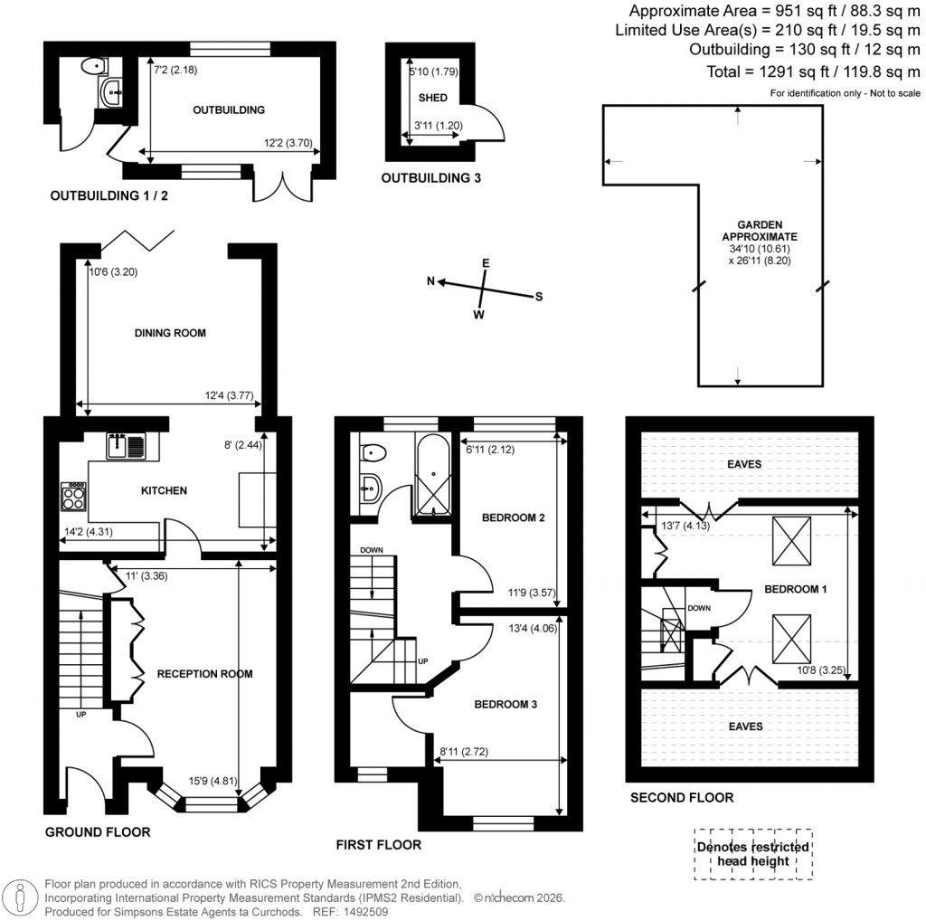 Floorplans For Riverview Gardens, Cobham, Surrey