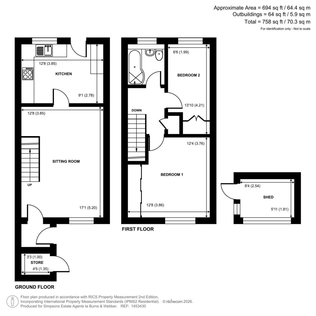 Floorplans For Swallow Close, Milford, Surrey