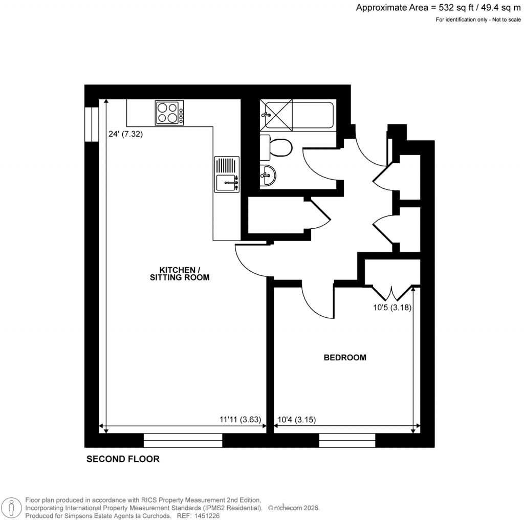 Floorplans For Addlestone Park, Addlestone, Surrey