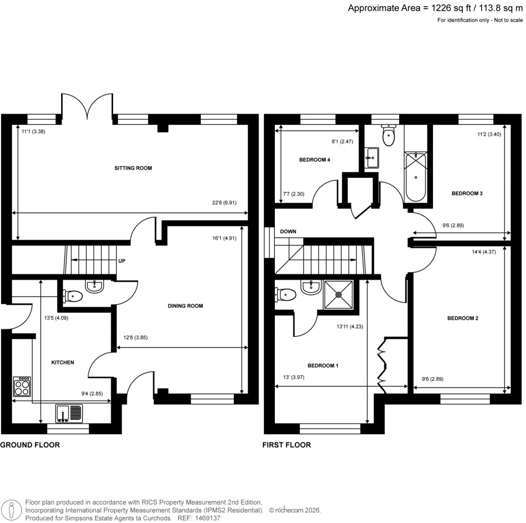 Floorplans For Knaphill, Woking