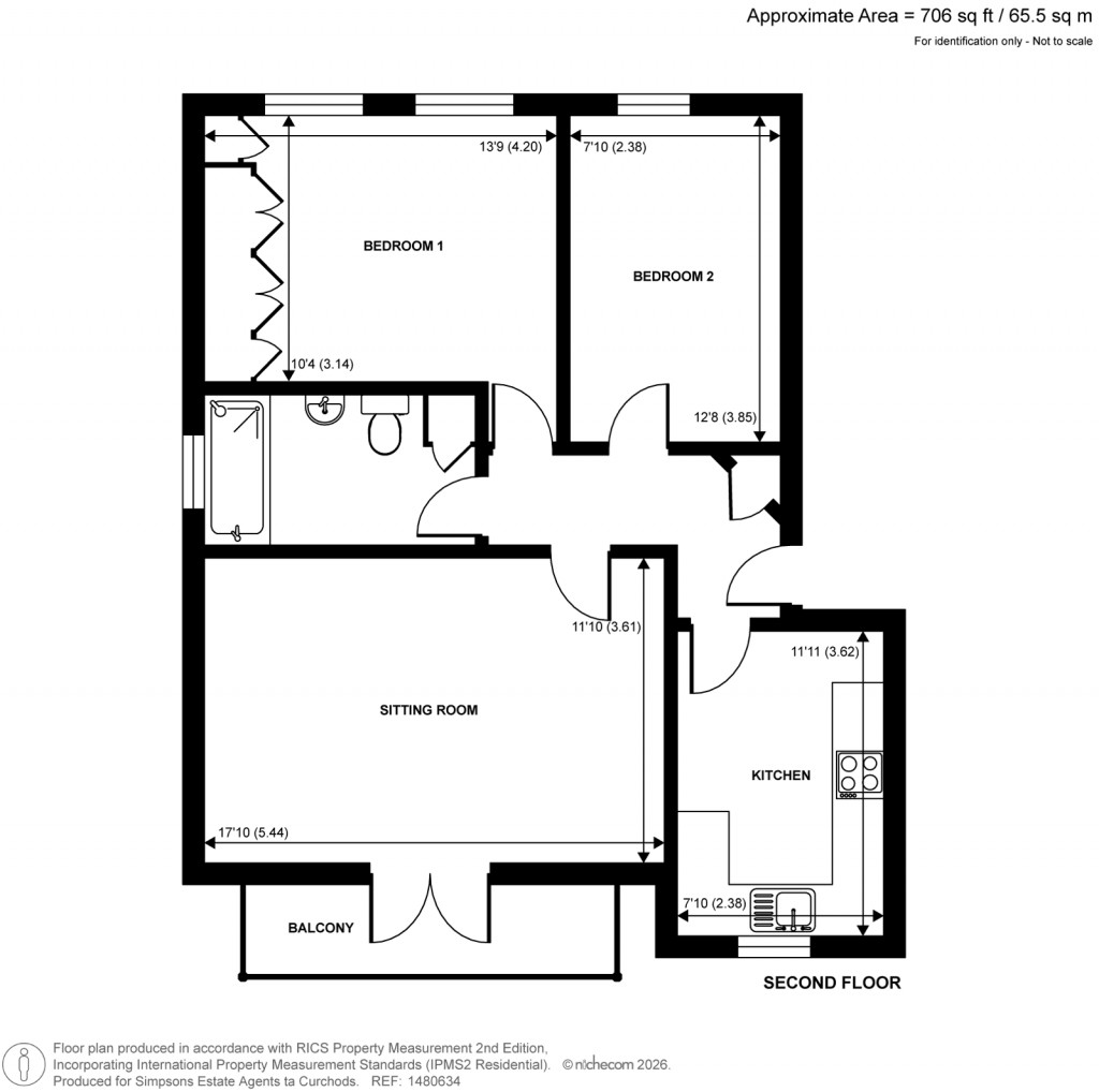 Floorplans For Elgin Road, Weybridge, Surrey