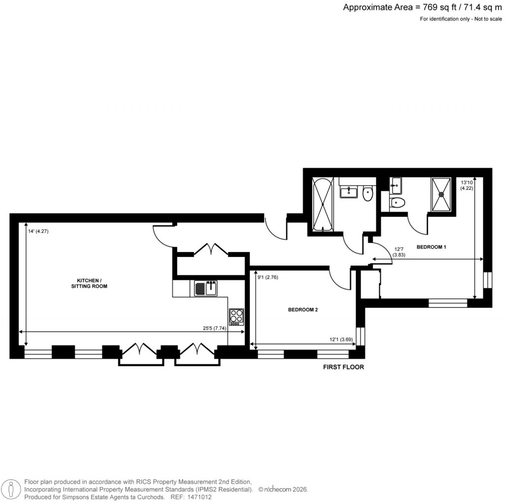 Floorplans For Bishops Hall, Kingston Upon Thames
