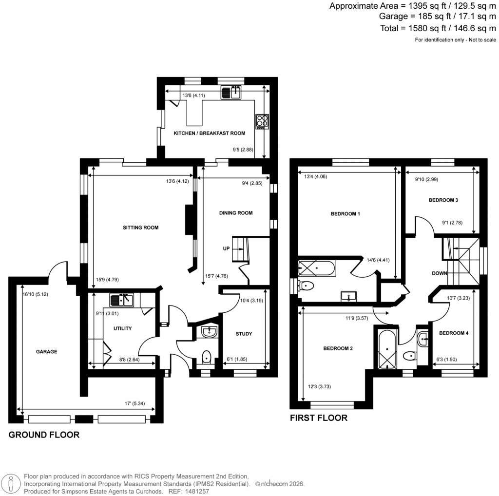 Floorplans For Send, Woking, Surrey