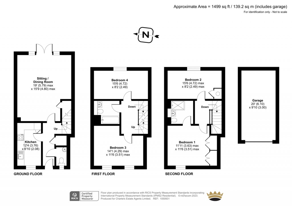 Floorplans For Tinning Way, Eastleigh, Hampshire, SO50