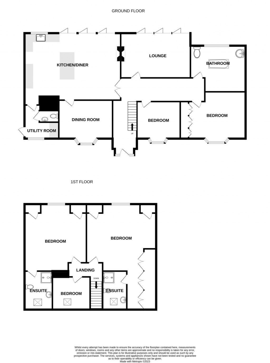 Floorplans For Writtle, Chelmsford, Essex