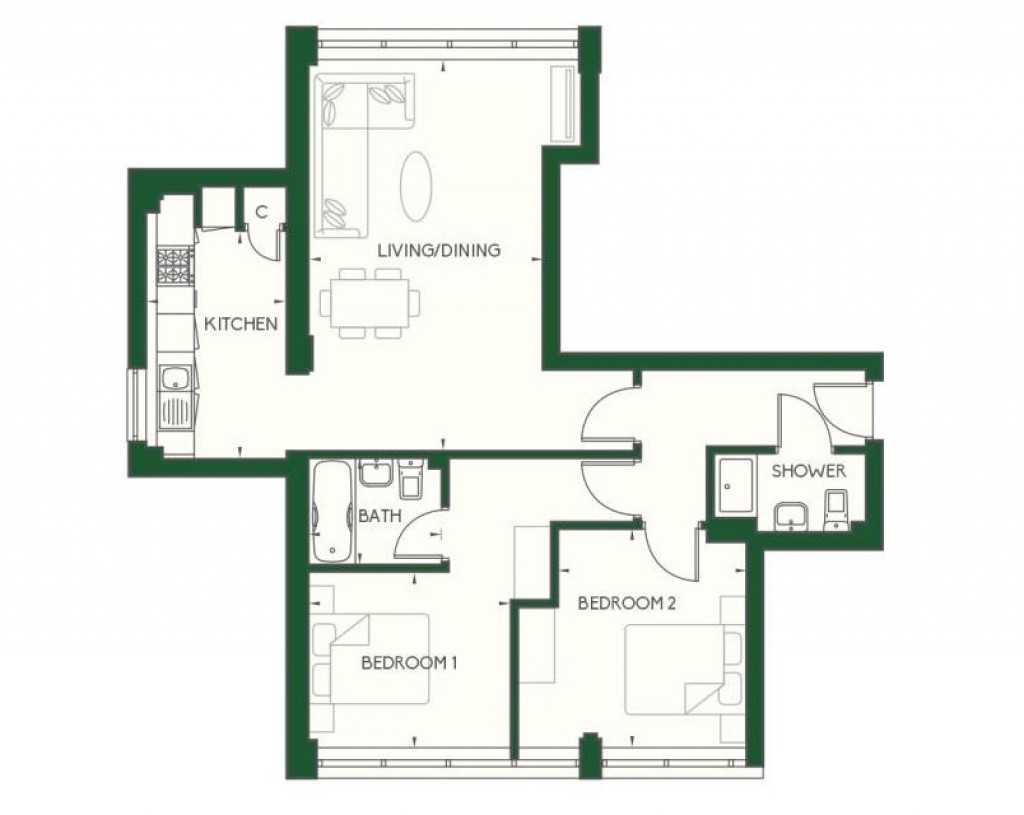 Floorplans For Springfield Road, 77 Springfield Road, Chelmsford, Essex