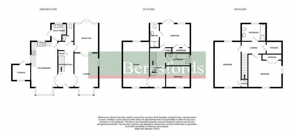 Floorplans For Springfield, Chelmsford, Essex