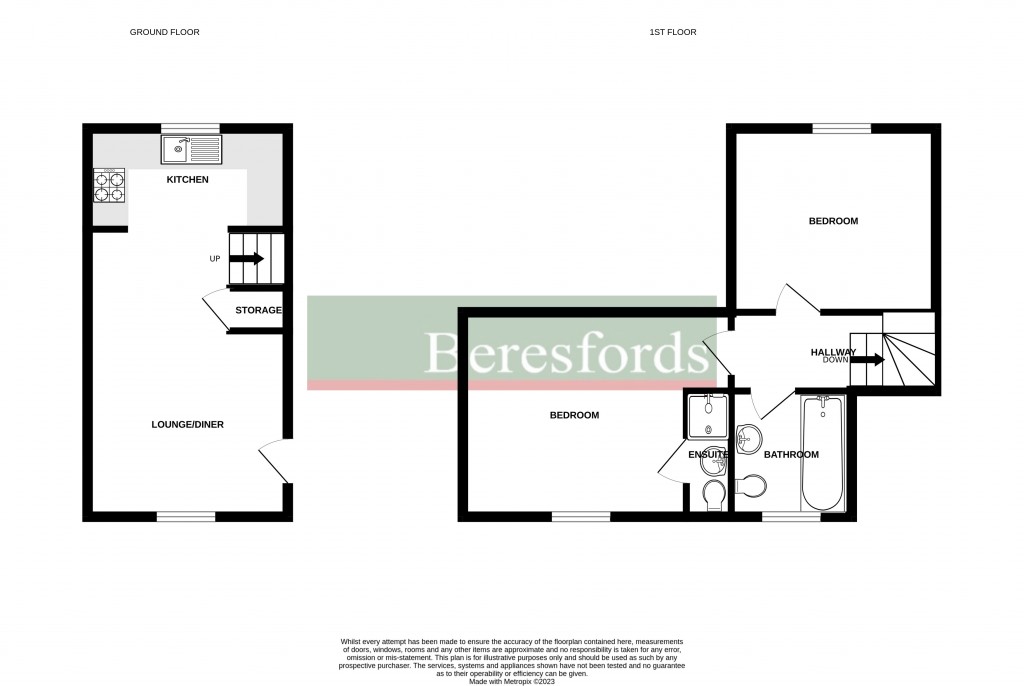 Floorplans For Roxwell Road, Chelmsford, Essex