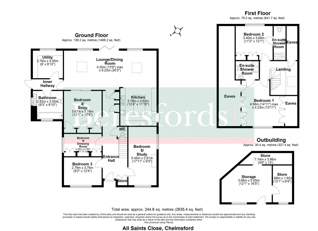 Floorplans For Chelmsford, Essex