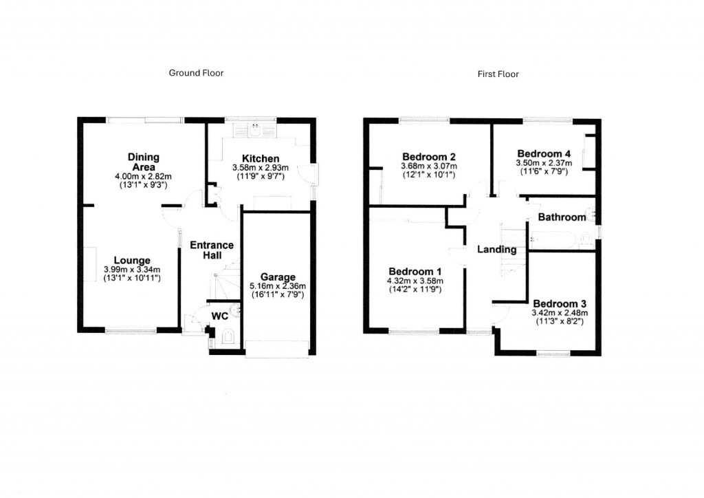 Floorplans For Chelmsford, Essex