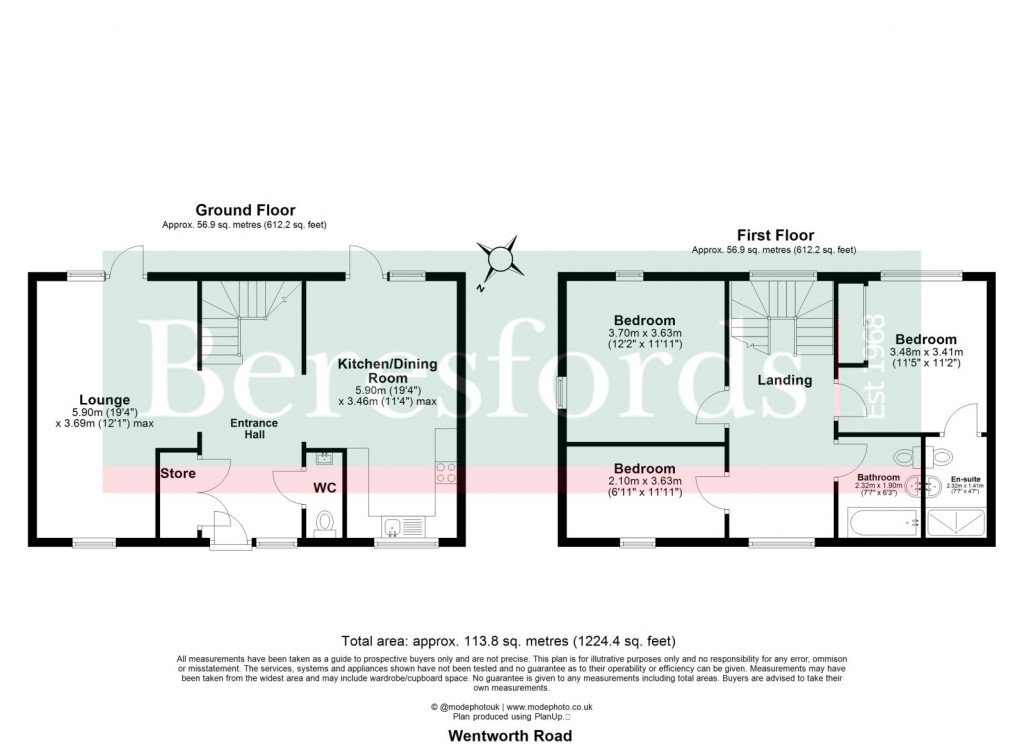 Floorplans For Chelmsford Garden, Chelmsford, Essex