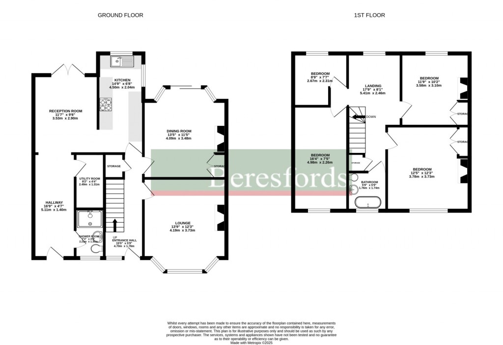 Floorplans For Chelmsford, Essex