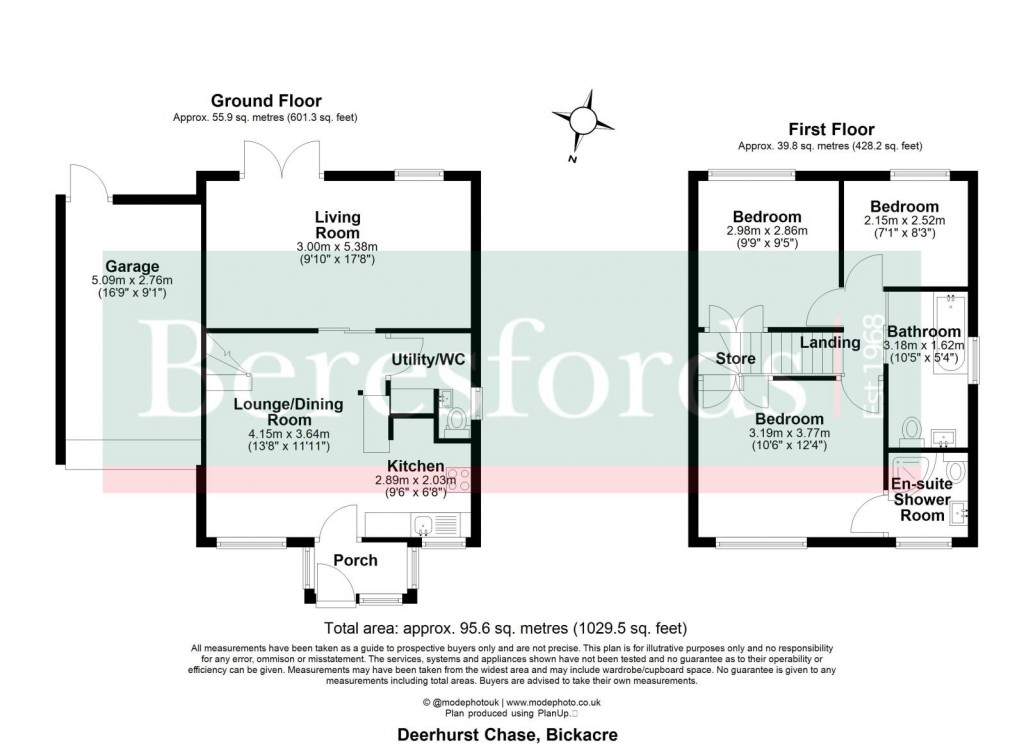 Floorplans For Bicknacre, Chelmsford, Essex