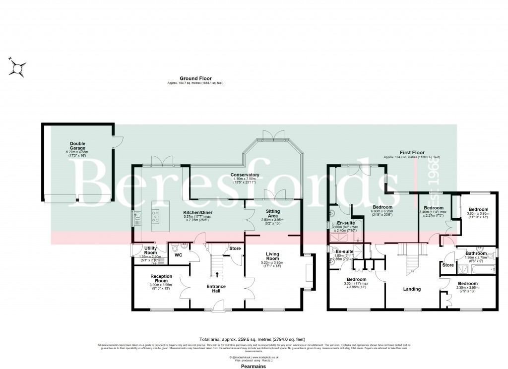 Floorplans For Great Leighs, Chelmsford, Essex
