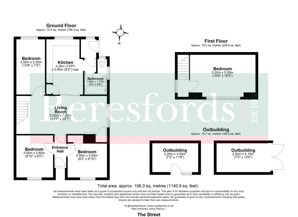Floorplans For Roxwell, Chelmsford, Essex