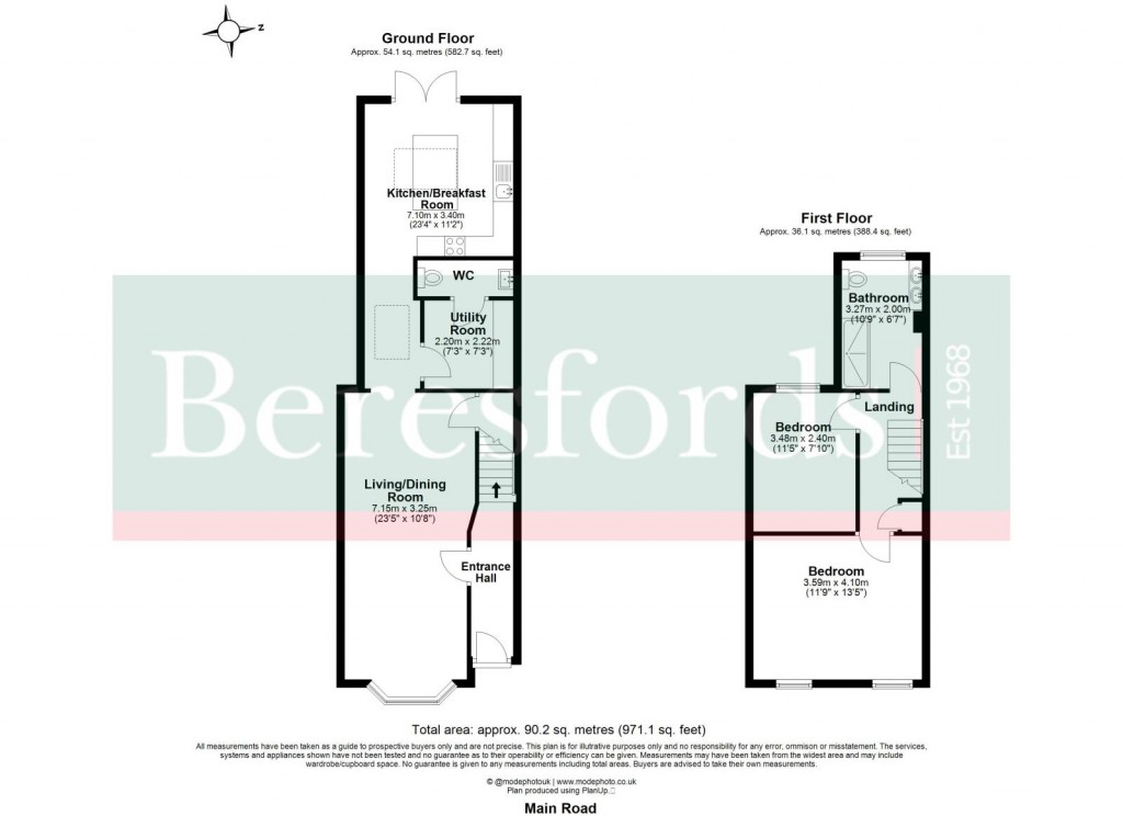 Floorplans For Broomfield, Chelmsford, Essex