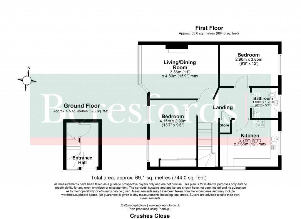 Floorplans For Hutton, Brentwood, Essex
