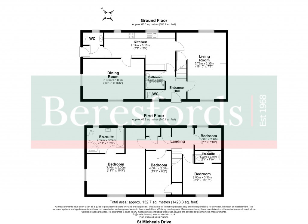 Floorplans For Roxwell, Chelmsford, Essex