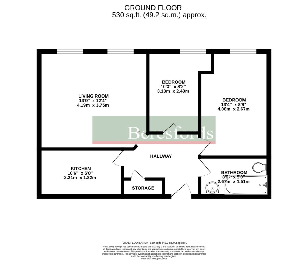 Floorplans For Brook Street, Chelmsford, Essex