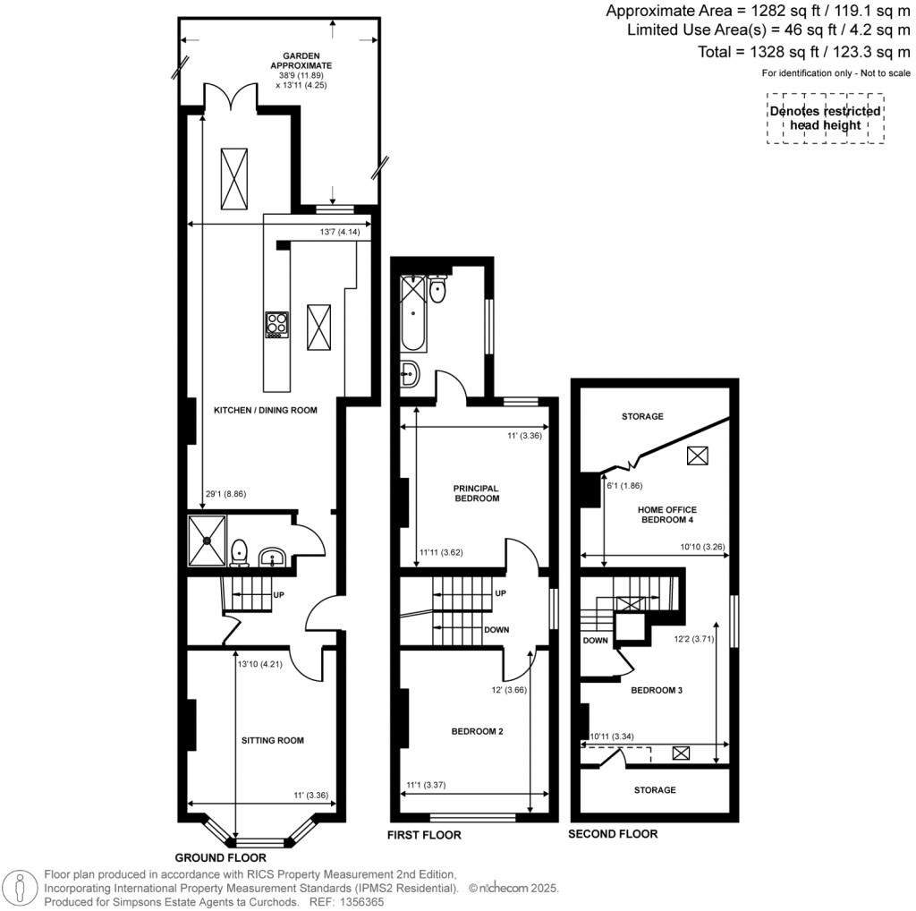 Floorplans For Clifton Road, Kingston Upon Thames, Surrey