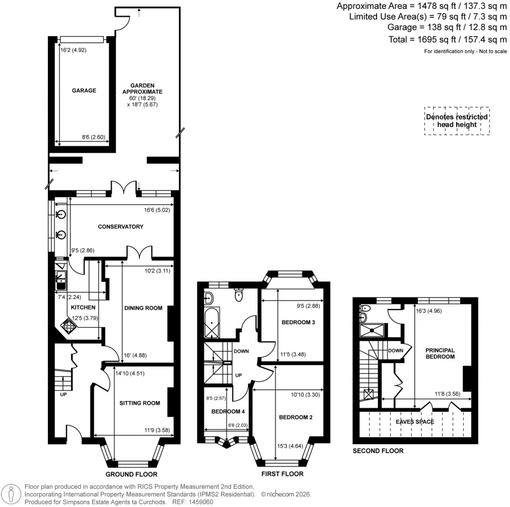 Floorplans For Barnfield Avenue, Kingston Upon Thames