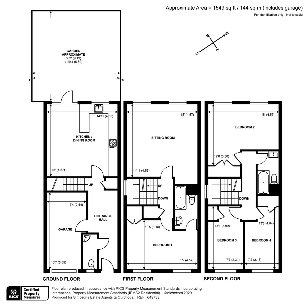 Floorplans For Blenheim Gardens, Kingston Upon Thames, KT2