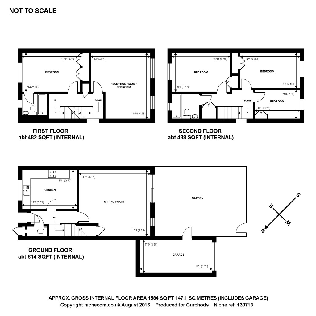 Floorplans For Berystede, Kingston Upon Thames, Surrey
