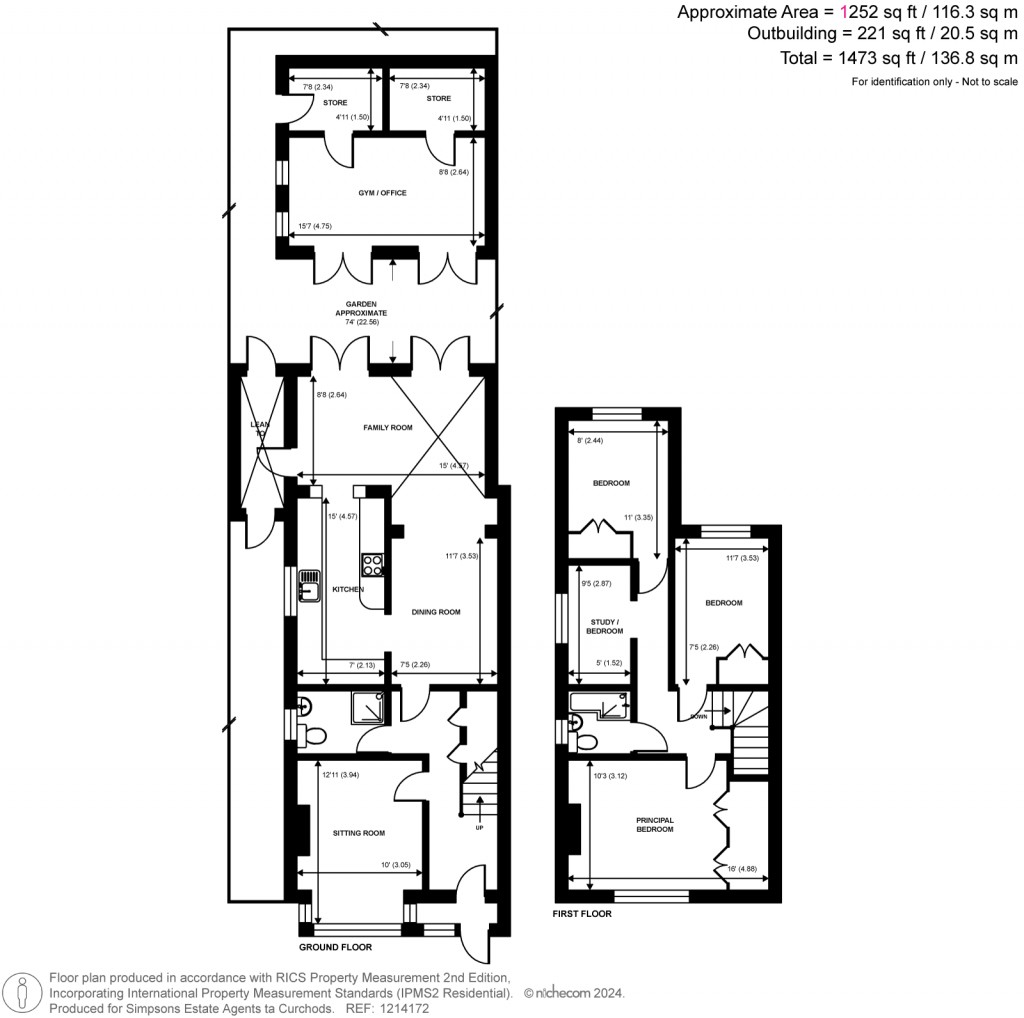 Floorplans For Gloucester Road, Kingston Upon Thames, KT1