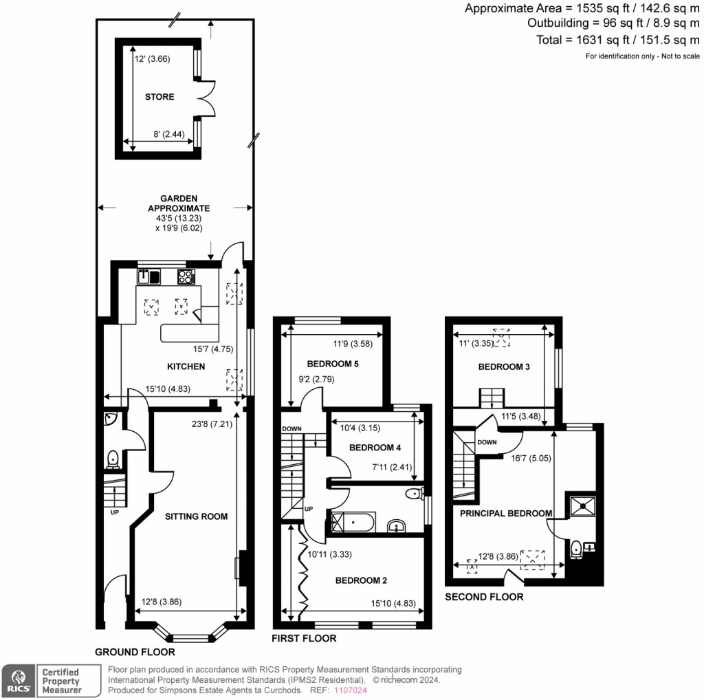 Floorplans For Beresford Road, Kingston Upon Thames, Surrey