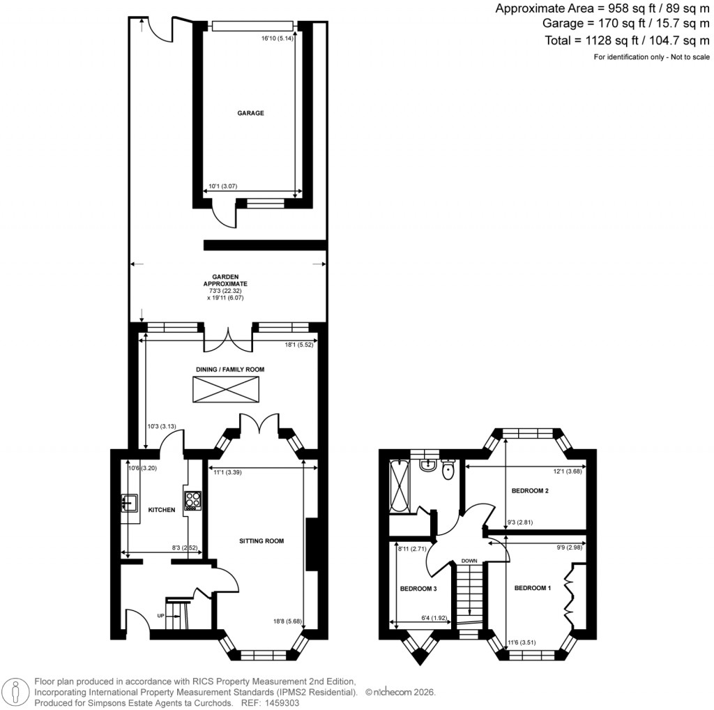 Floorplans For Hollybush Road, Kingston Upon Thames