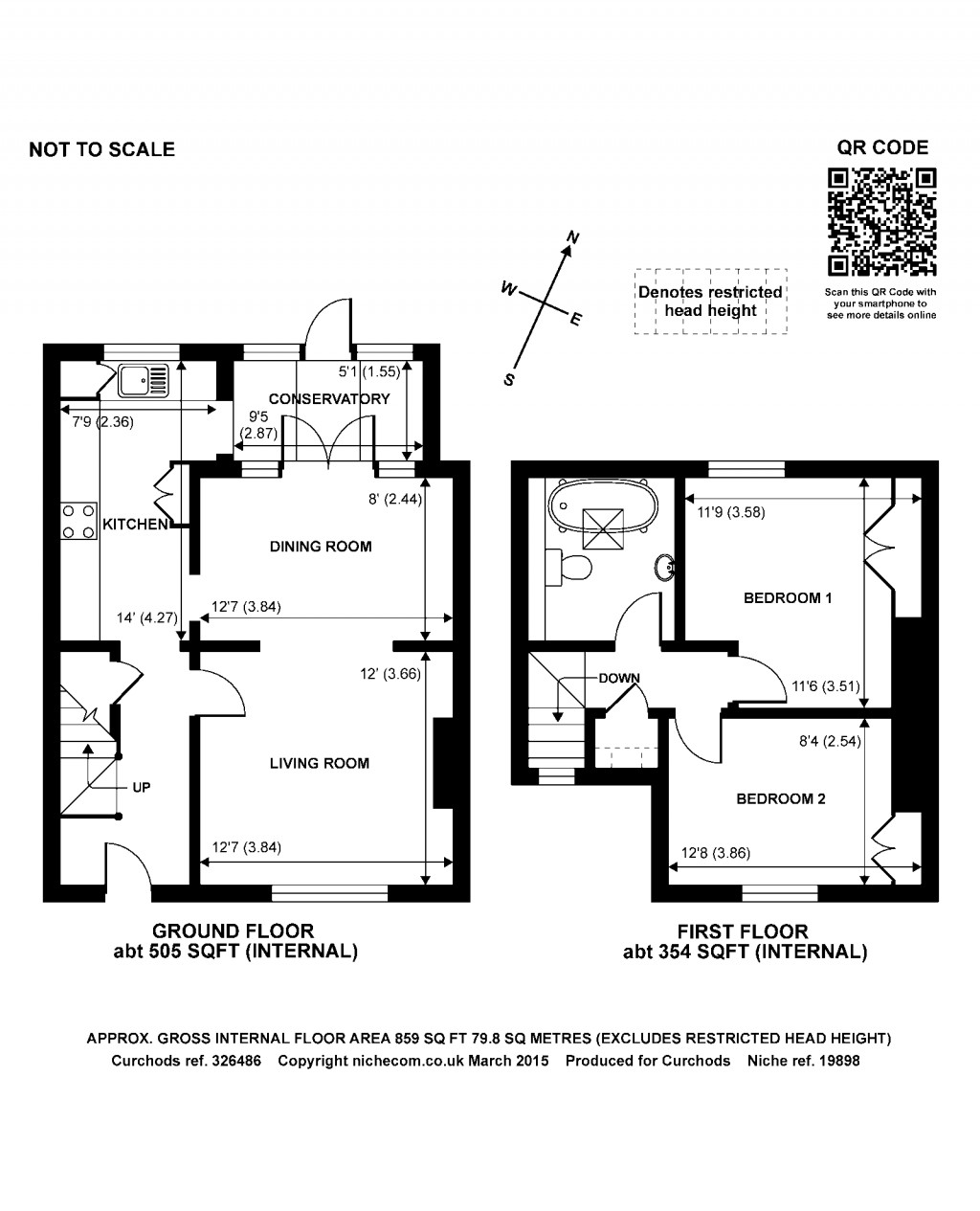 Floorplans For Coombe Lane West, Kingston Upon Thames, Surrey