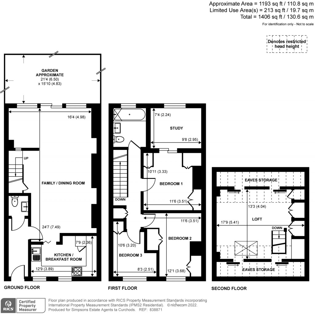 Floorplans For Sandpits Road, Richmond, TW10