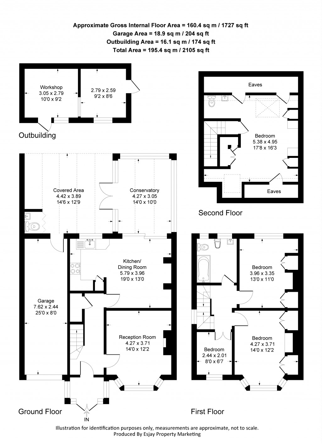 Floorplans For Byron Avenue, New Malden, Surrey
