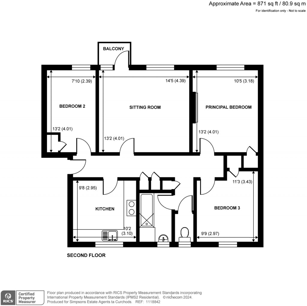 Floorplans For Kingsnympton Park, Kingston Upon Thames, Surrey