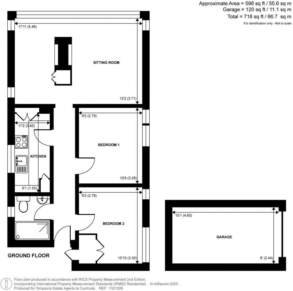 Floorplans For Langham House Close, Richmond